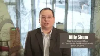 Executive Master in Digital Leadership - Students' Sharing - Mr. Billy Shum, LT Comm