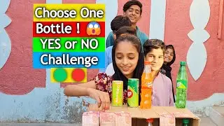 Choose One Bottle  ! 😱 YES or NO Challenge 🟢🔴