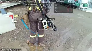 Methane leak detected by Hertzinno acoustic camera HA3LX