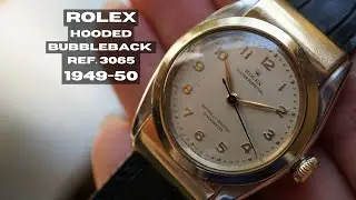 Rolex Oyster Perpetual Ref. 3065 Rare Hooded Bubbleback Gold & Steel 1949-50