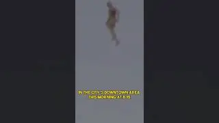 Unusual flying incident caught on Camera Mysterious flying appearance caught on video