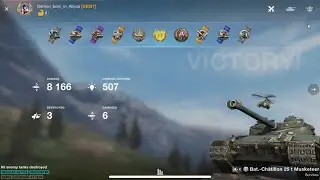 BC 25t mosquito bites 8166 top damage enemy praise professional player I wotblitz #wotblitztips :()