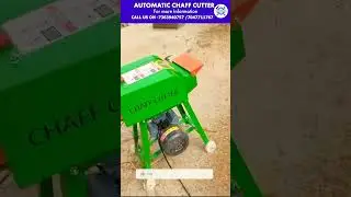 Chaff Cutter Kutti Cutting Machine #chaffcutter #characutter #dairyfarm