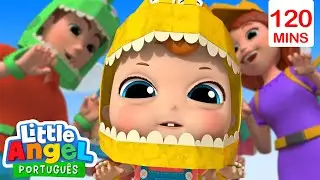 Bebê João na Festa dos Dinossauros! | Músicas Infantis em Português 🎵 | Little Angel Brasil