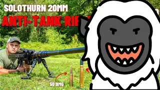 Monke React to Solothurn 20mm Anti-Tank Rifle vs Armored Zombie Torso | Kentucky Ballistics