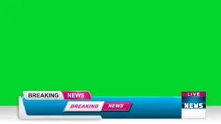 News Modern Graphics Green Screen Video | Professional Lowerthird & Logo Design | Free Chroma key