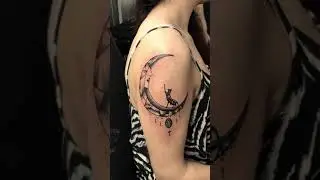 Moon lace tattoo by robert costea tattoo art bucharest