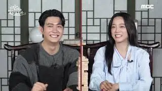 [ENG SUB] [The moon flows in the river] Jenga game Interview. Kim Sejeong x Kang Tae Oh.