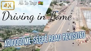 DRIVING VLOG IN LOMÉ. IS THE 10KM ROAD ADIDOGOMÉ SÉGBÉ GHANA BORDER GOOD ENOUGH? LET'S CHECK IT OUT
