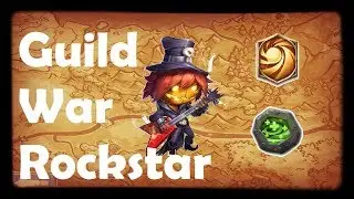 Pumpkin Duke SACRED LIGHT + REGENERATE | GUILD WAR ROCKSTAR!!! | Castle Clash Gameplay