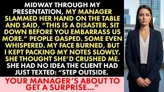 “She Humiliated Me in a Million-Dollar Presentation—Then an Elite Client Revealed a Shocking Truth”