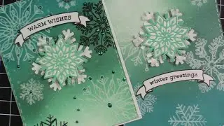 Winter Wishes/Distress Ink Blending/SSS Snowflake Builder