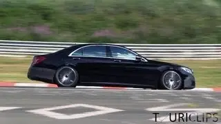 2014 W222 Mercedes-Benz S600 and S63 AMG spied on the N&uuml;rburgring