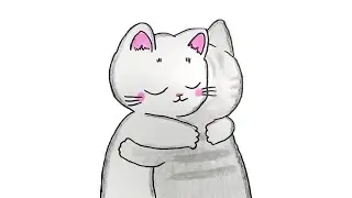 Рисуем влюбленных и милых кошек