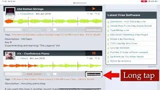 How to Download files in Safari  IPad OS (iOS 13)