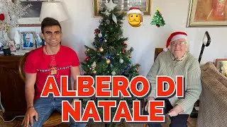 IO e LA NONNA FACCIAMO L' ALBERO DI NATALE