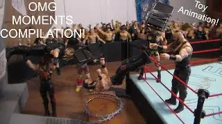 WWE OMG MOMENTS COMPILATION Stop Motion Toy Animation 9!