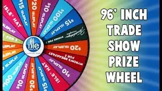 96' inch Trade Show Prize Wheel