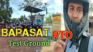 Barasat RTO Driving Licence Test 2022 ||  Two Wheeler Test Bengal || Vlog- 12 @BongBoyBiswajit