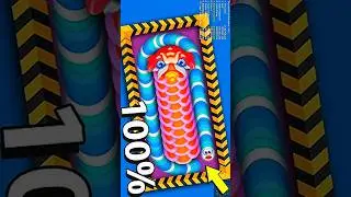 Worms Zone Io. 🐍Biggest Giant Slither snake Game #shorts #viralshort#gaming#wormszone#snake#funny