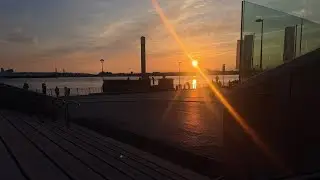 time lapse liverpool sunset 5-5-24