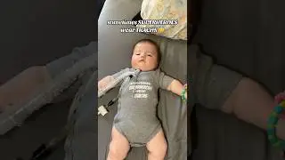 sometimes SUPERHEROES wear TRACHS 😇 #trach #nicumom #momtok #6months #baby
