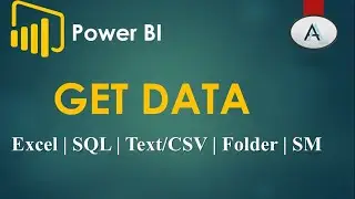 Power BI  | Home &ndash; Get Data - Excel, Text/CSV, PostgreSQL, Power BI Semantic model, Folder