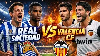 Real Sociedad vs Valencia CF 🔥 FIFA Classic Match | Crazy 5-3 Thriller! 😱⚽