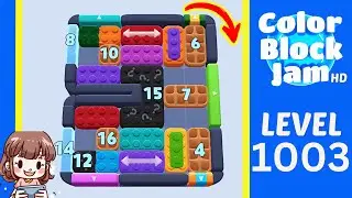 Color Block Jam Level 1003 Solution Walkthrough