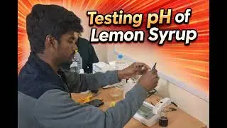 Testing pH of Lemon Syrup | Digital pH Meter Experiment by Prince Ranjan 