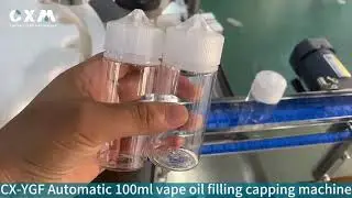 CX-YGF Automatic 100ml chubby gorilla bottle filling capping machine #fillingmachine