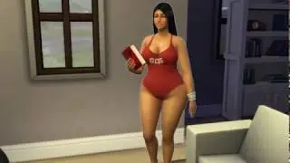 Sims 4 Weight Gain - Nicole Pt 2