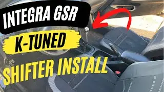 Ktuned integra gsr, how to install k-tuned race spec shifter, k tuned shifter install.