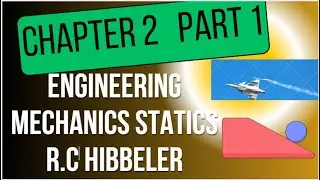 Engineering mechanics statics by R  C Hibbeler Chapter 2 Part 1