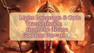 🤍 Light Language & Code Transmission ~ Channeling the divine Goddess Parvati ⚜️