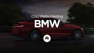 CGI / MATTE PAINTING / BMW