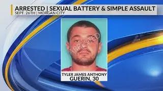 Man charged with sexual battery and simple assault.
