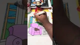 Enjoy me coloring a page from my book called Color Your Cravings #asmr #coloringbooks #coloringpages