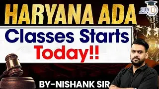 How to prepare for Haryana ADA Exam 2025 | Haryana ADA 2025 | By Nishank Sir
