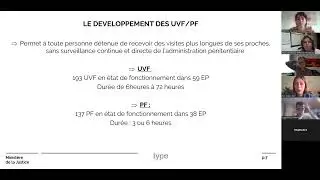 Webinaire - Parentalité & Détention - Inès BOBAN, référente maintien des liens familiaux des PPSMJ