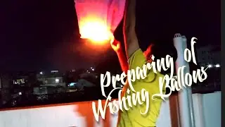 How to prepare a wishing balloon | light kite to fly away | Deepam pathangi | Deepapu Gaali Patam