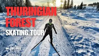 Thuringian Forest - Skating - Drone Shot 4K (Th&uuml;ringer Wald Skating)