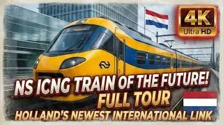 🇳🇱 20 MINUTES INSIDE & OUT! NS ICNG Train of the Future: Full Review from Amsterdam Central 