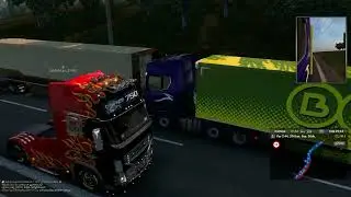 10 MINTUES TRAFFIC IN TRUCKERSMP! DUISBURG - CALAIS ROAD / HACKER CAME