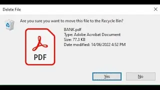 before delete confirm yes or no [windows10]