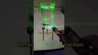 Reflection and refraction #shorts #experiment #science #shortvideo