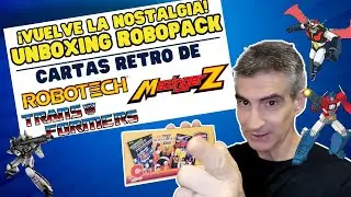 Robopack: Cartas Retro de Robotech, Transformers y Mazinger Z &iexcl;Est&aacute;n de Vuelta!