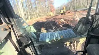 Cleaning Up YEARS of Wood Chips and Mud! - Takeuchi TL130 Skidsteer - No Commentary
