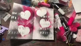 Ink and Conversation Hearts: JOURNAL PROMPT