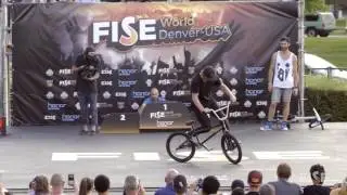 Adam Kun - 2nd Final BMX FLAT - FISE World Denver 2016